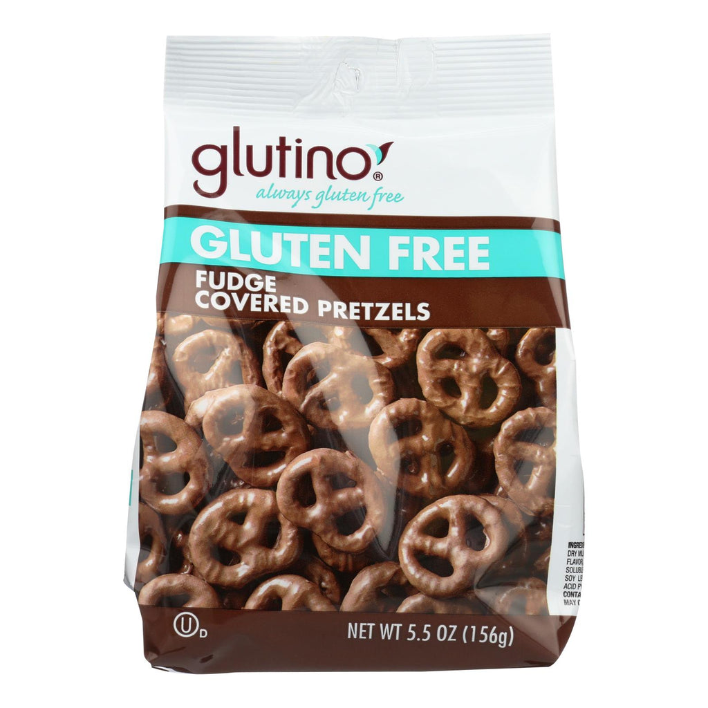 Glutino Pretzels - Chocolate Covered - Case Of 12 - 5.5 Oz. - Lakehouse Foods