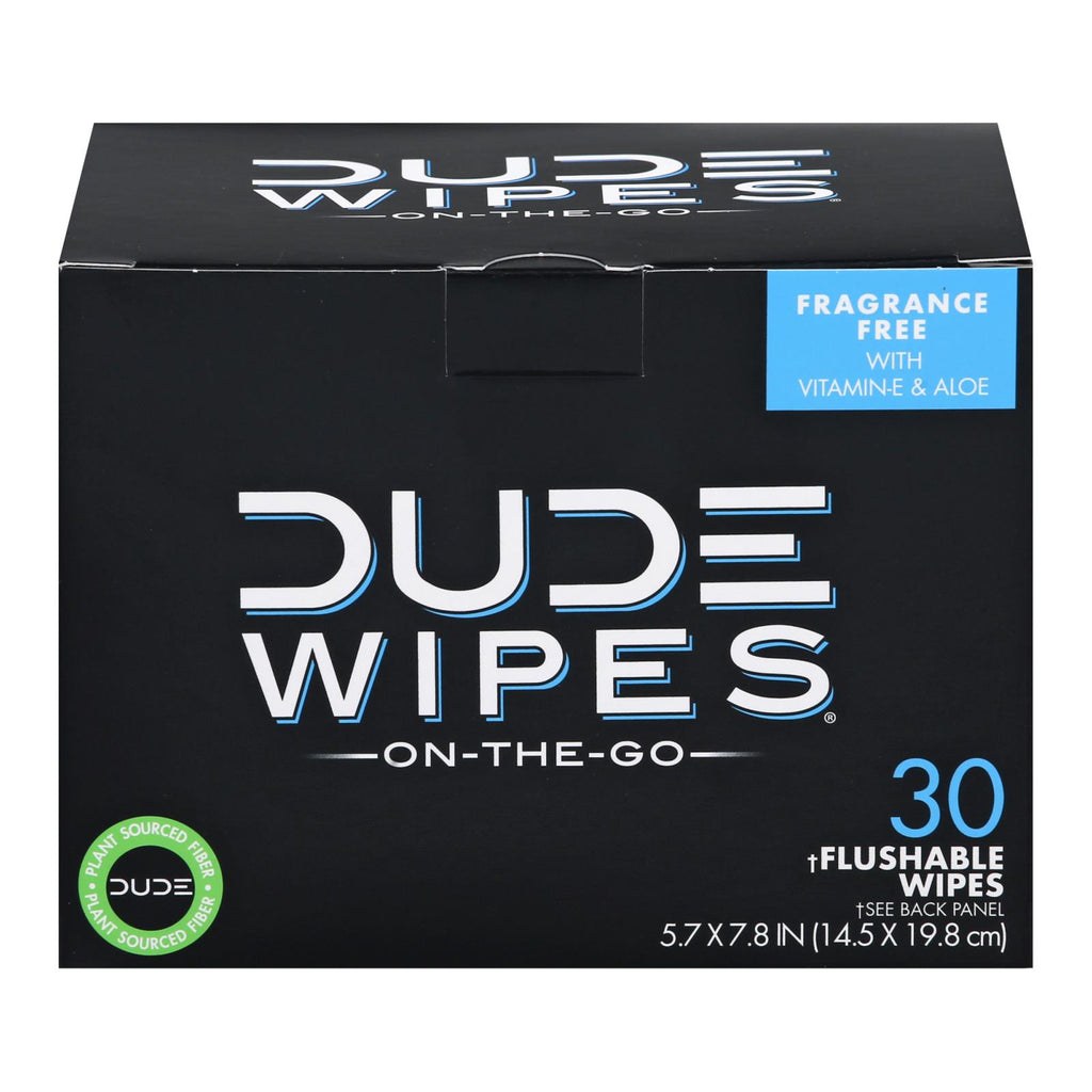 Dude Wipes - Wipes Travel Singles - 30 Ct. - Lakehouse Foods