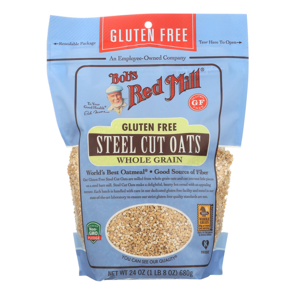 Bob's Red Mill - Steel Cut Oats - Gluten Free - Case Of 4-24 Oz. - Lakehouse Foods