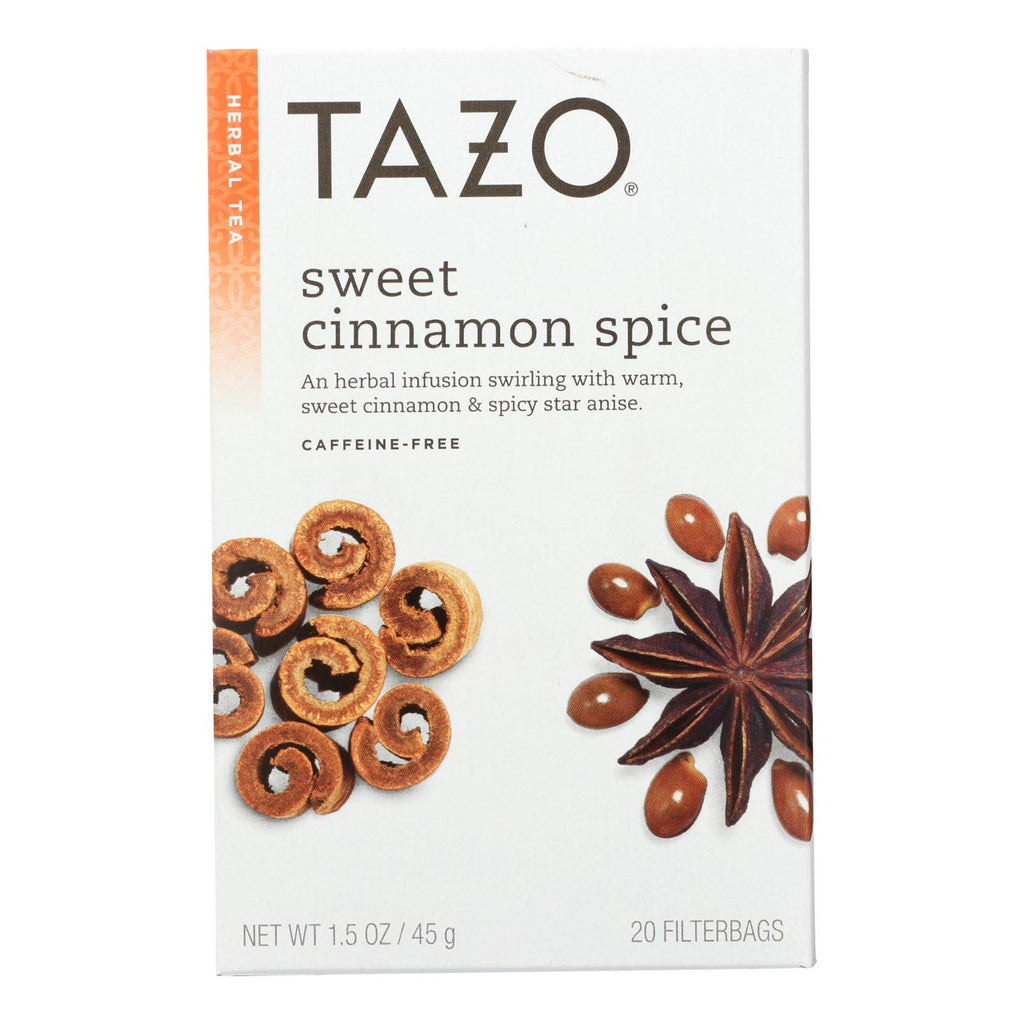 Tazo Tea Herbal Tea - Sweet Cinnamon Spice - Case Of 6 - 20 Bag - Lakehouse Foods