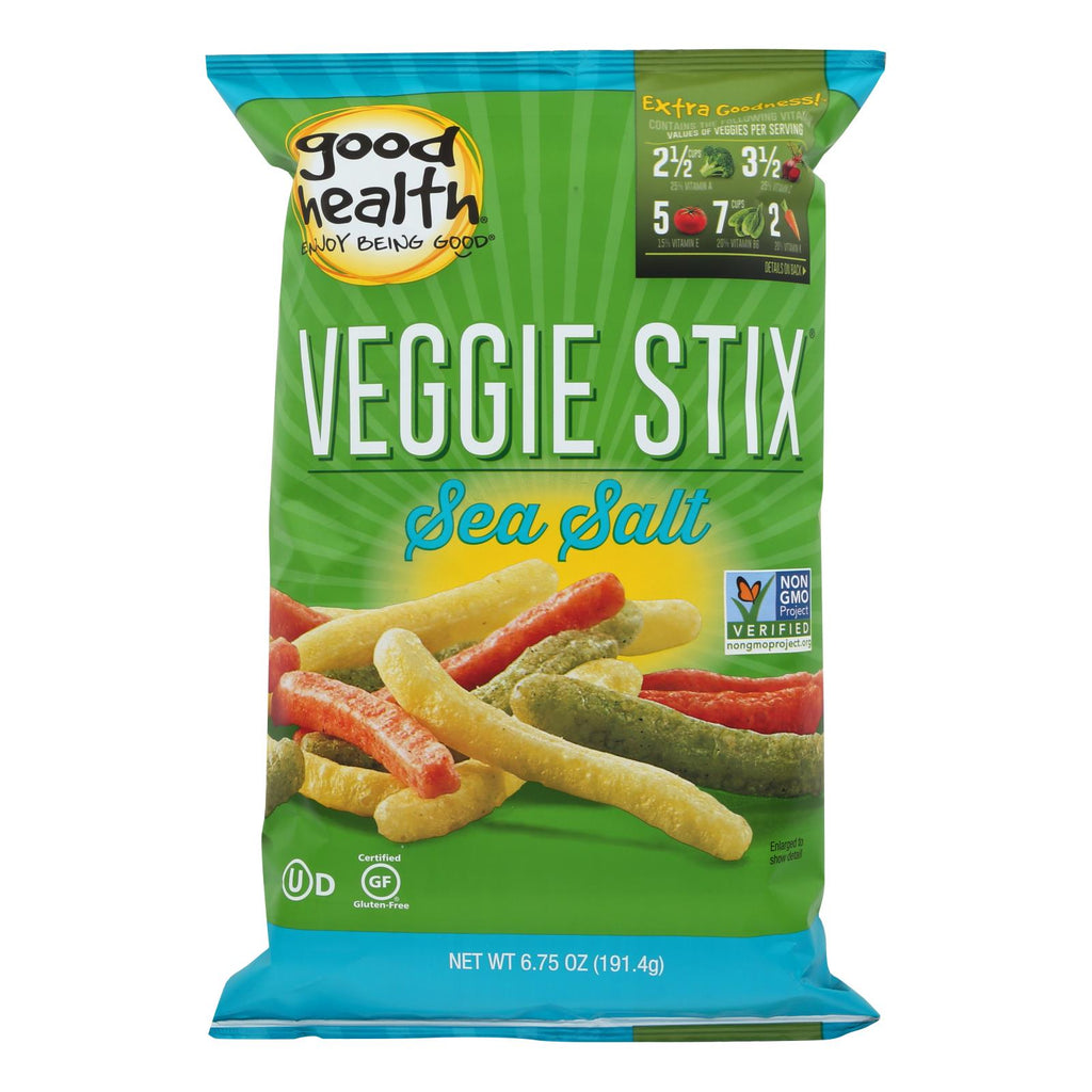 Good Health Sea Salt Veggie Stix  - Case Of 10 - 6.25 Oz - Lakehouse Foods