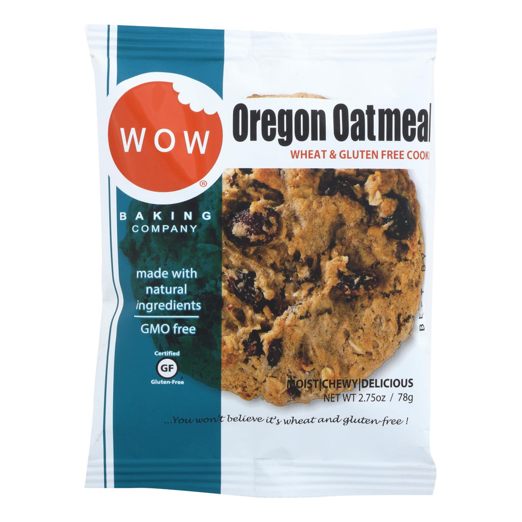 Wow Baking Cookie - Oregon Oatmeal - Case Of 12 - 2.75 Oz. - Lakehouse Foods