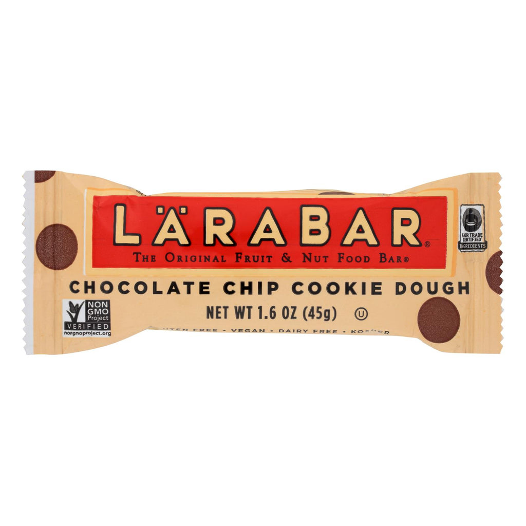 Larabar - Chocolate Chip Cookie Dough - Case Of 16 - 1.6 Oz - Lakehouse Foods