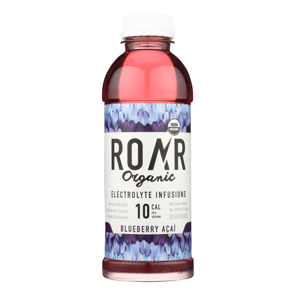 Roar Organic - Water Blueberry Acai - Case Of 12-18 Fz - Lakehouse Foods