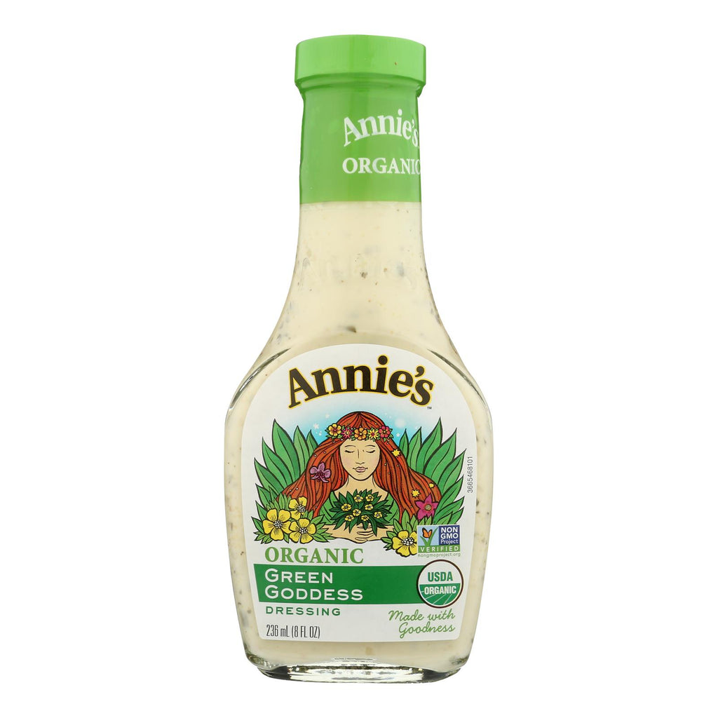 Annie's Naturals Organic Dressing Green Goddess - Case Of 6 - 8 Fl Oz. - Lakehouse Foods