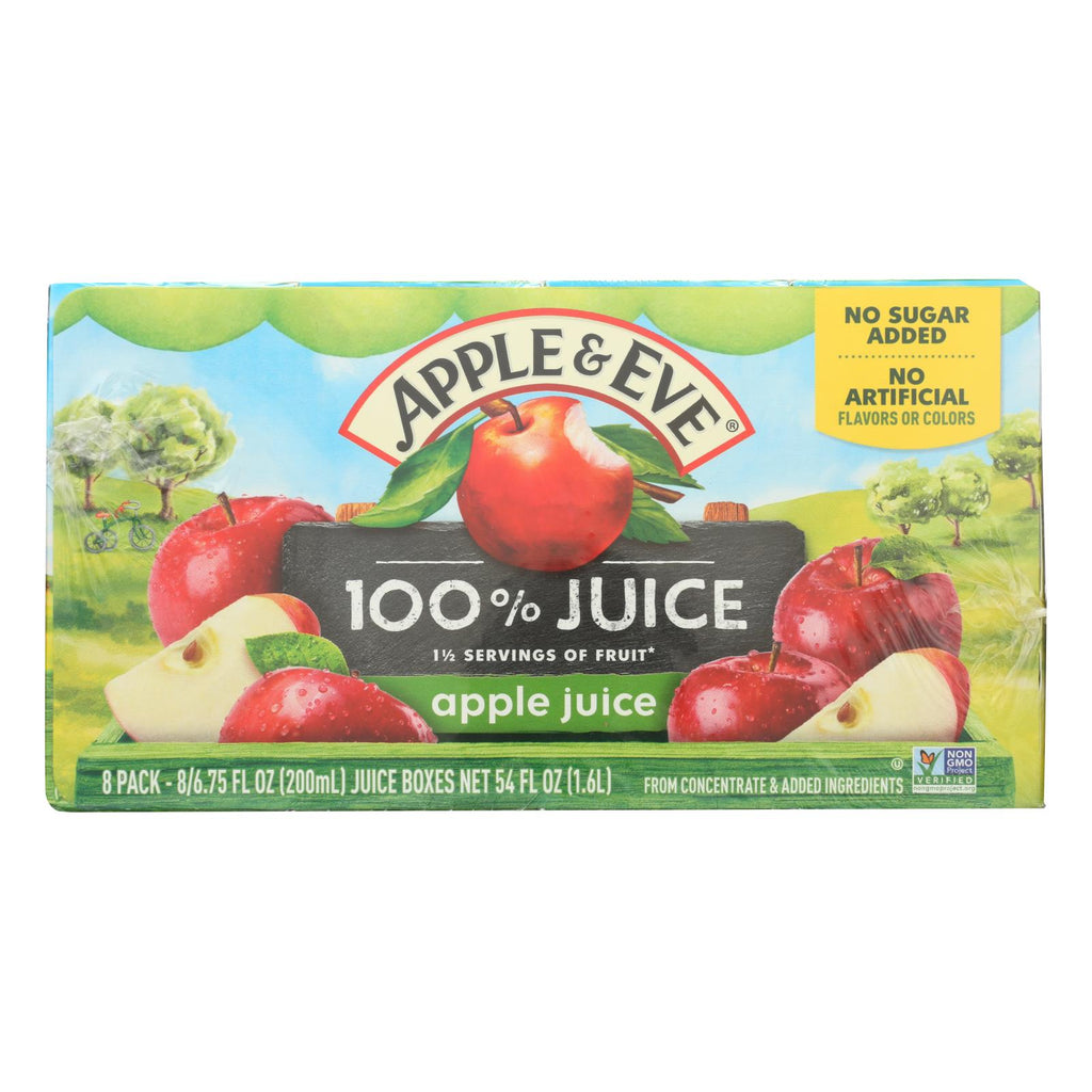 Apple And Eve 100 Percent Apple Juice - Case Of 6 - 40 Bags - Lakehouse Foods