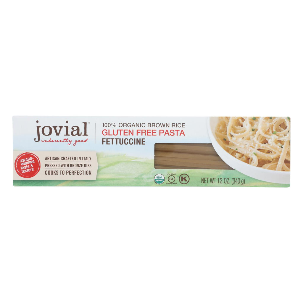 Jovial - Organic Brown Rice Pasta - Fettuccine - Case Of 12 - 12 Oz. - Lakehouse Foods