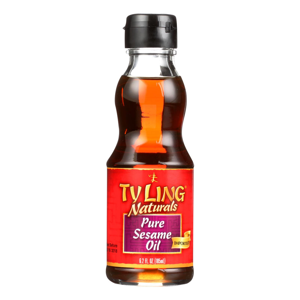 Ty Ling Oil - Sesame - Case Of 12 - 6.2 Fl Oz - Lakehouse Foods