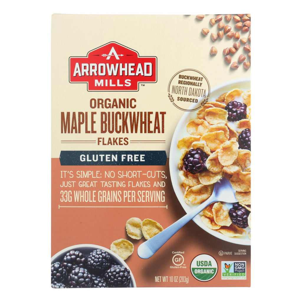 Arrowhead Mills - Cereal - Maple Buckwheat Flakes - Case Of 6 - 10 Oz. - Lakehouse Foods