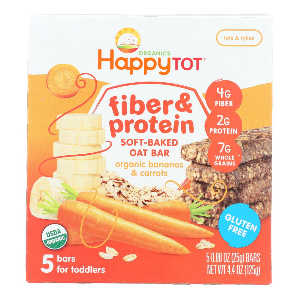 Happy Tot Happy Tot Fiber And Protein - Apple Peach Pumpkin And Cinnamon - Case Of 6 - 0.88 Oz. - Lakehouse Foods