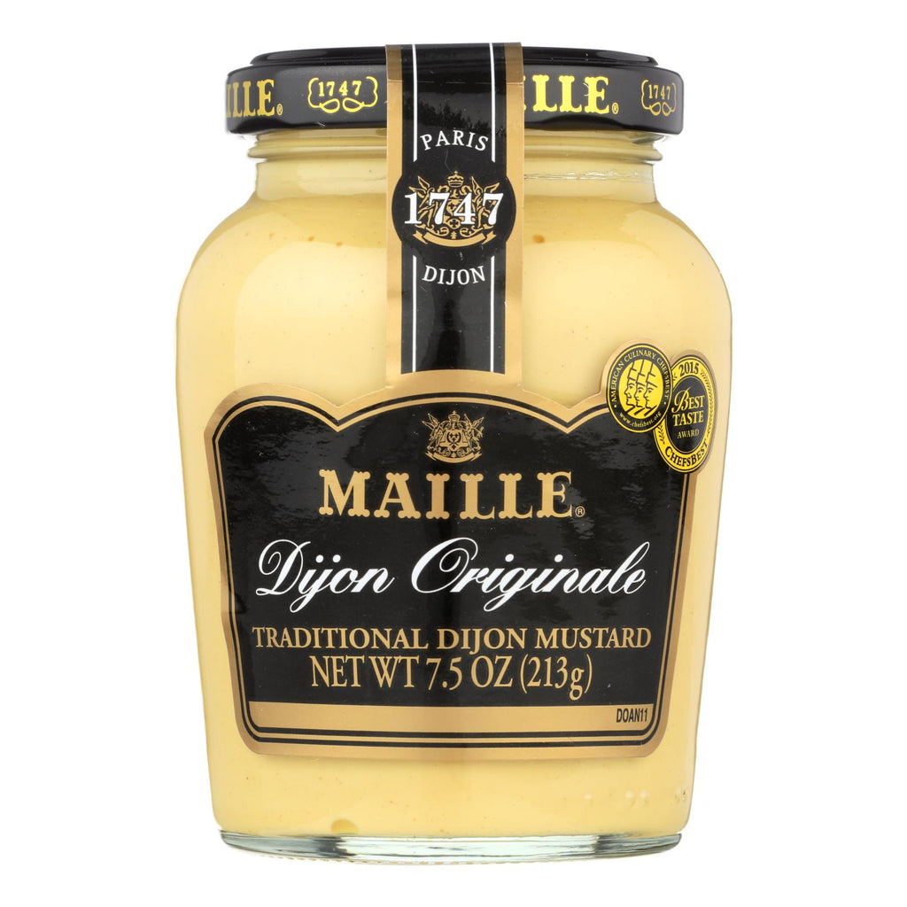 Maille Original Dijon Mustard - Case Of 6 - 7.5 Oz. - Lakehouse Foods