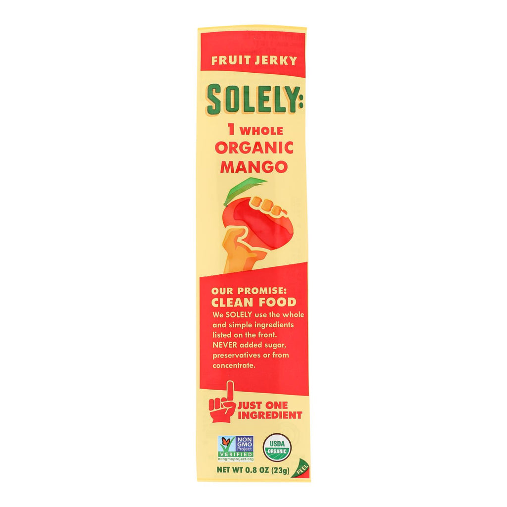 Solely Fruit - Fruit Jerky Mango - Case Of 12 - .8 Oz - Lakehouse Foods