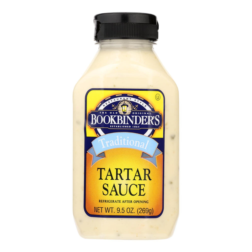 Bookbinder's - Tartar Sauce - Traditional - Case Of 9 - 9.5 Oz. - Lakehouse Foods