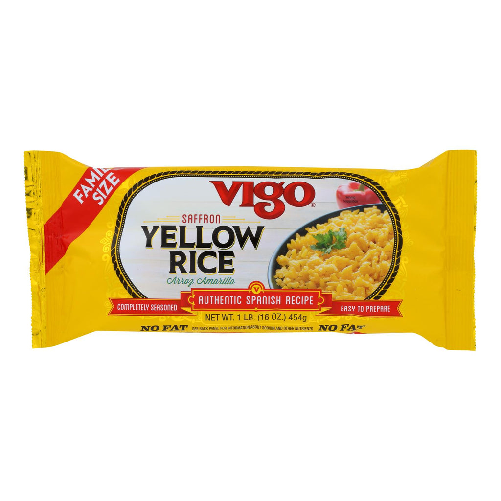 Vigo Yellow Rice - Case Of 12 - 16 Oz. - Lakehouse Foods