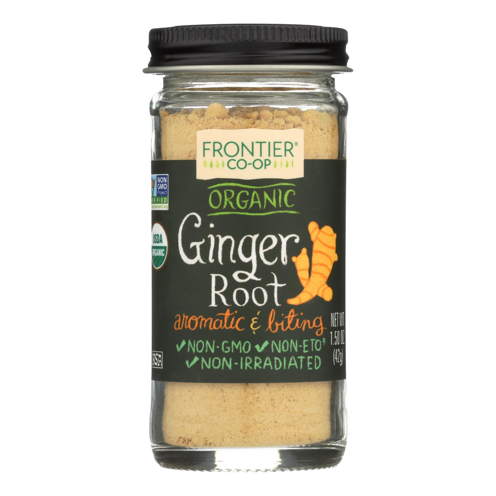 Frontier Herb Ginger Root - Organic - Ground - 1.5 Oz - Lakehouse Foods
