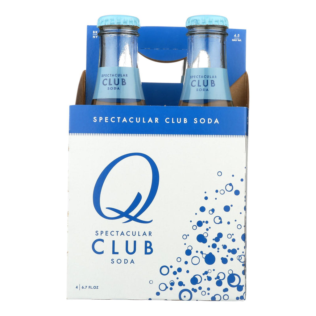 Q Drinks - Club Soda - Case Of 6 - 6.7 Oz. - Lakehouse Foods