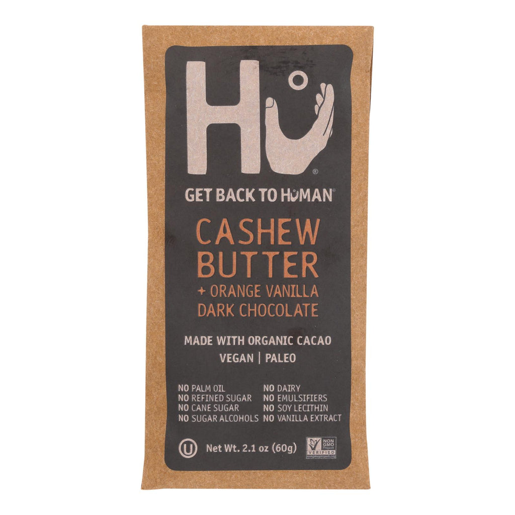 Hu - Dark Chocolate Bar Cashew Butter Orange Vanilla - Case Of 12-2.1 Oz - Lakehouse Foods