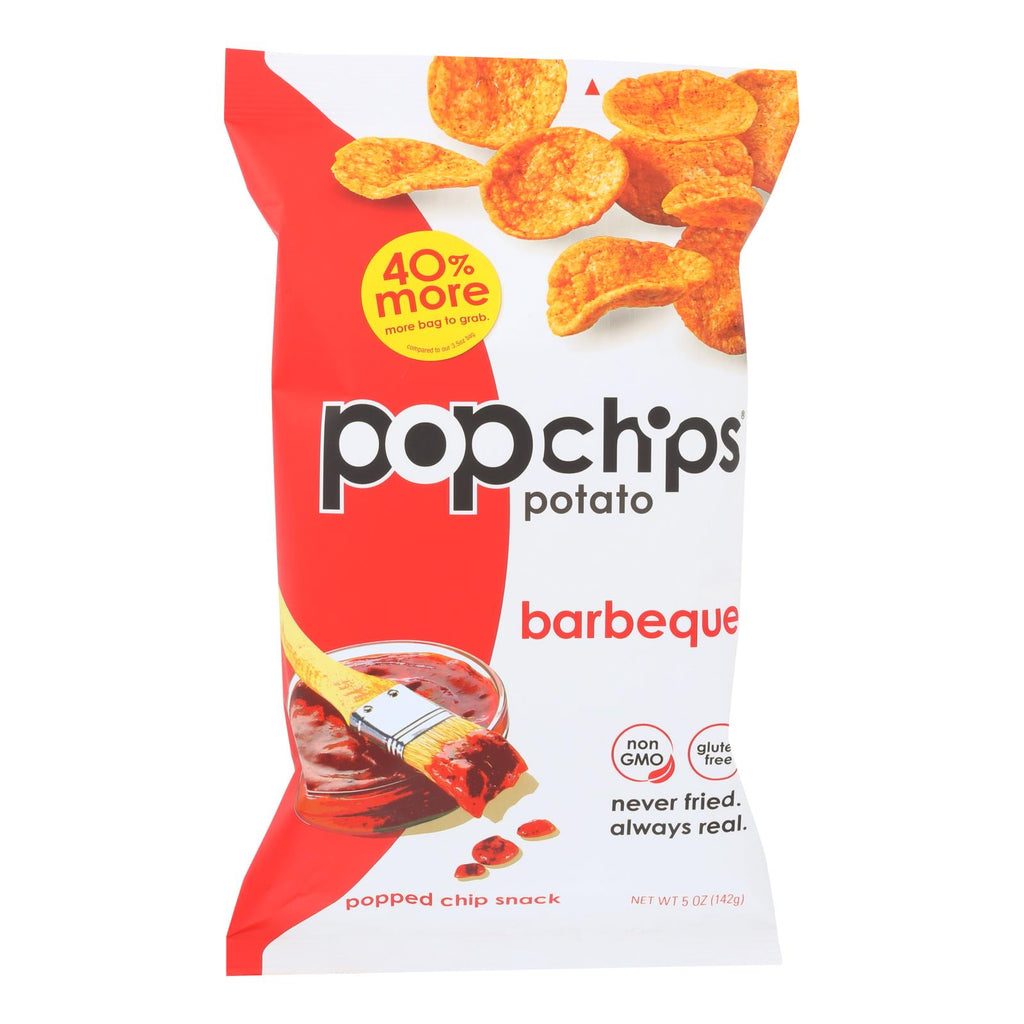 Popchips Potato Chip - Bbq - Case Of 12 - 5 Oz - Lakehouse Foods