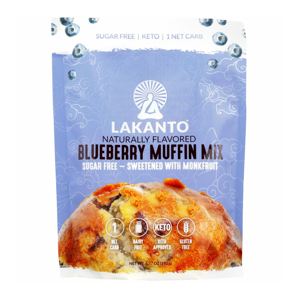 Lakanto - Muffin Mix Blueberry - Case Of 8-6.77 Oz - Lakehouse Foods
