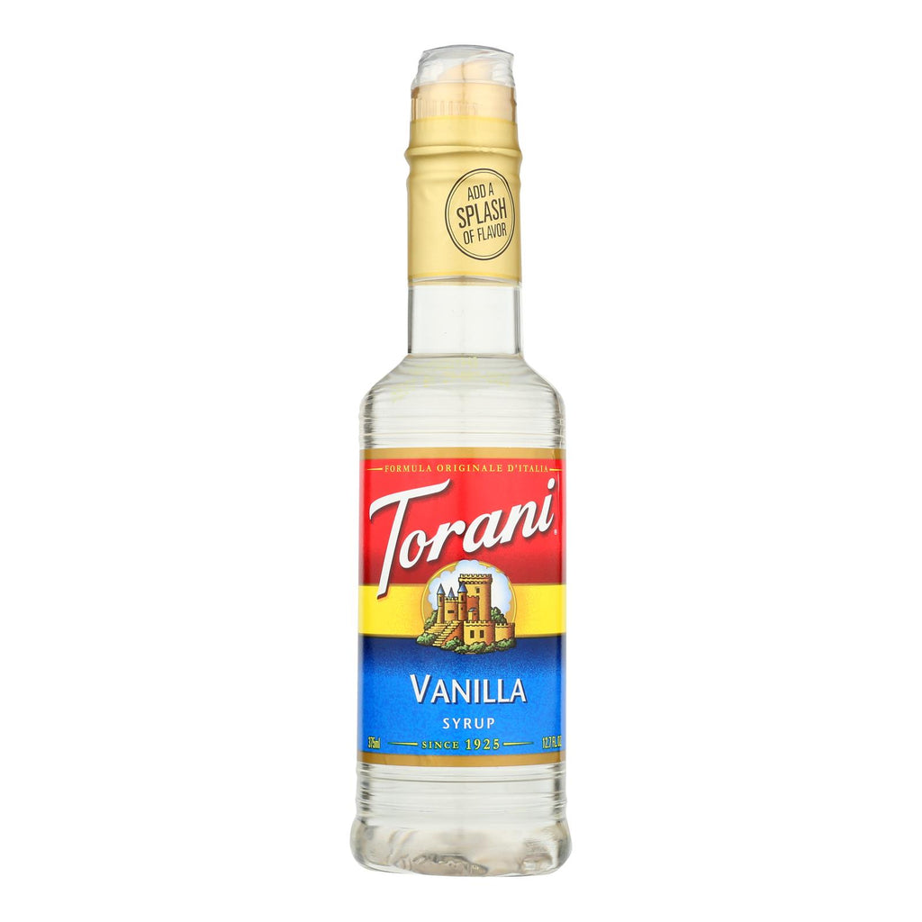 Torani - Coffee Syrup - Vanilla - Case Of 4 - 12.7 Fl Oz. - Lakehouse Foods