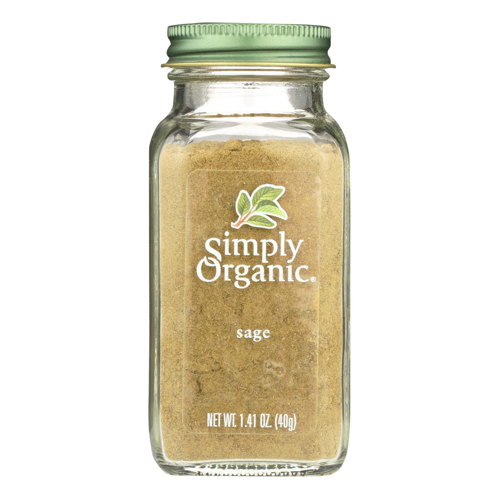Simply Organic Sage Leaf - Organic - Ground - 1.41 Oz - Lakehouse Foods