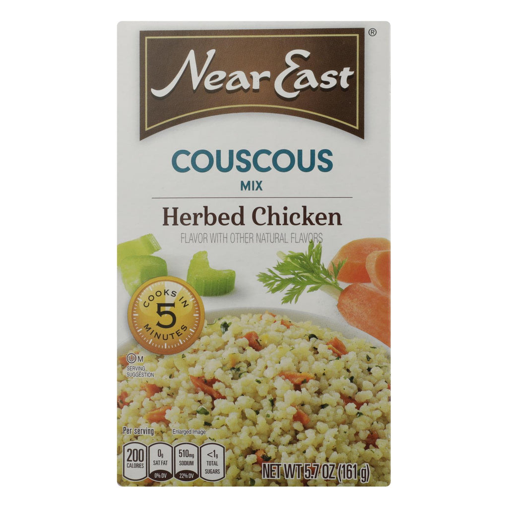 Near East Couscous Mix - Herb Chicken - Case Of 12 - 5.7 Oz. - Lakehouse Foods