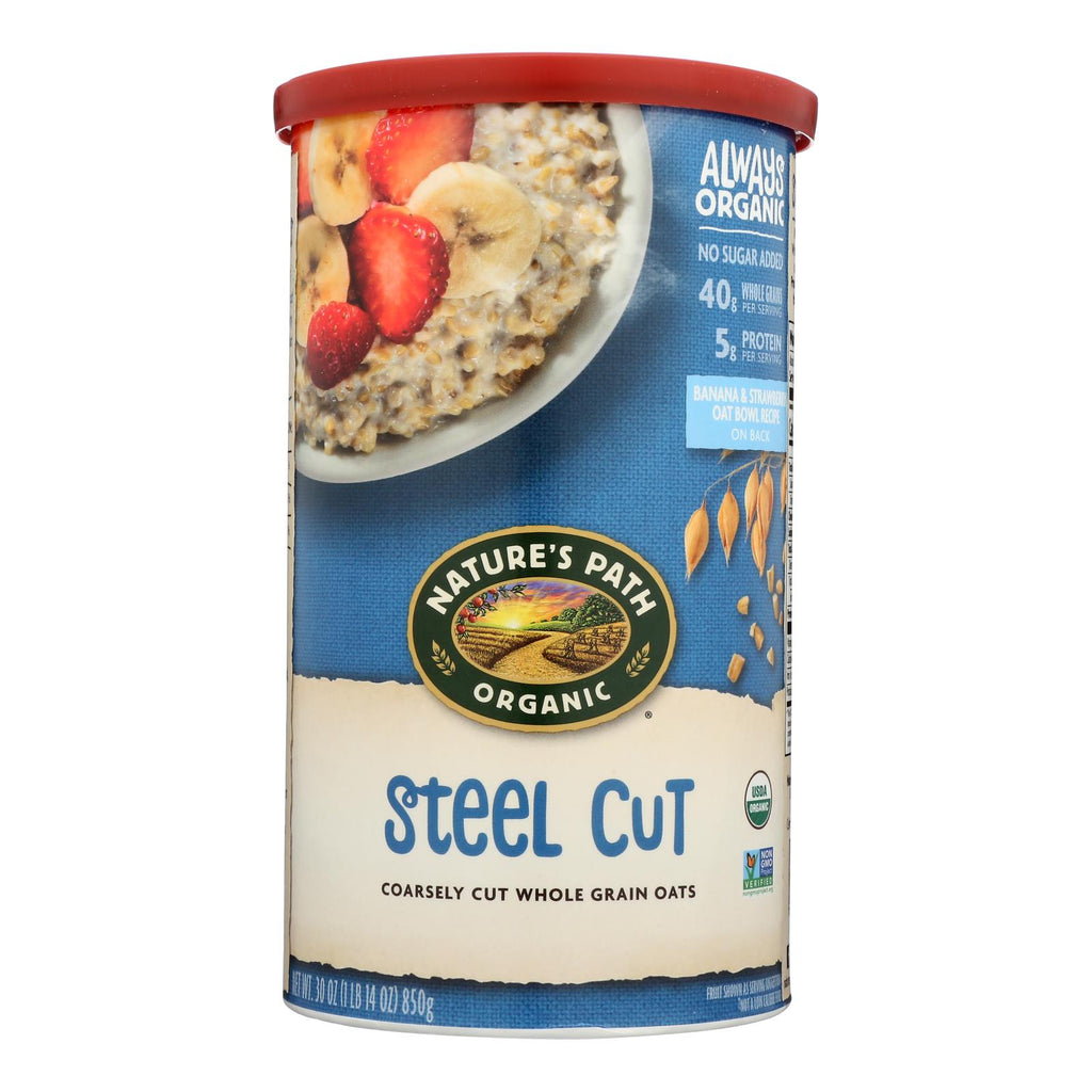 Nature's Path Organic Steel Cut Oats - Case Of 6 - 30 Oz. - Lakehouse Foods