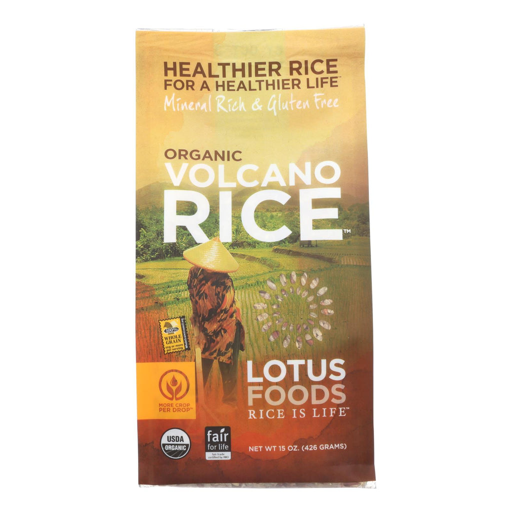 Lotus Foods Organic Volcano Rice - Case Of 6 - 15 Oz. - Lakehouse Foods