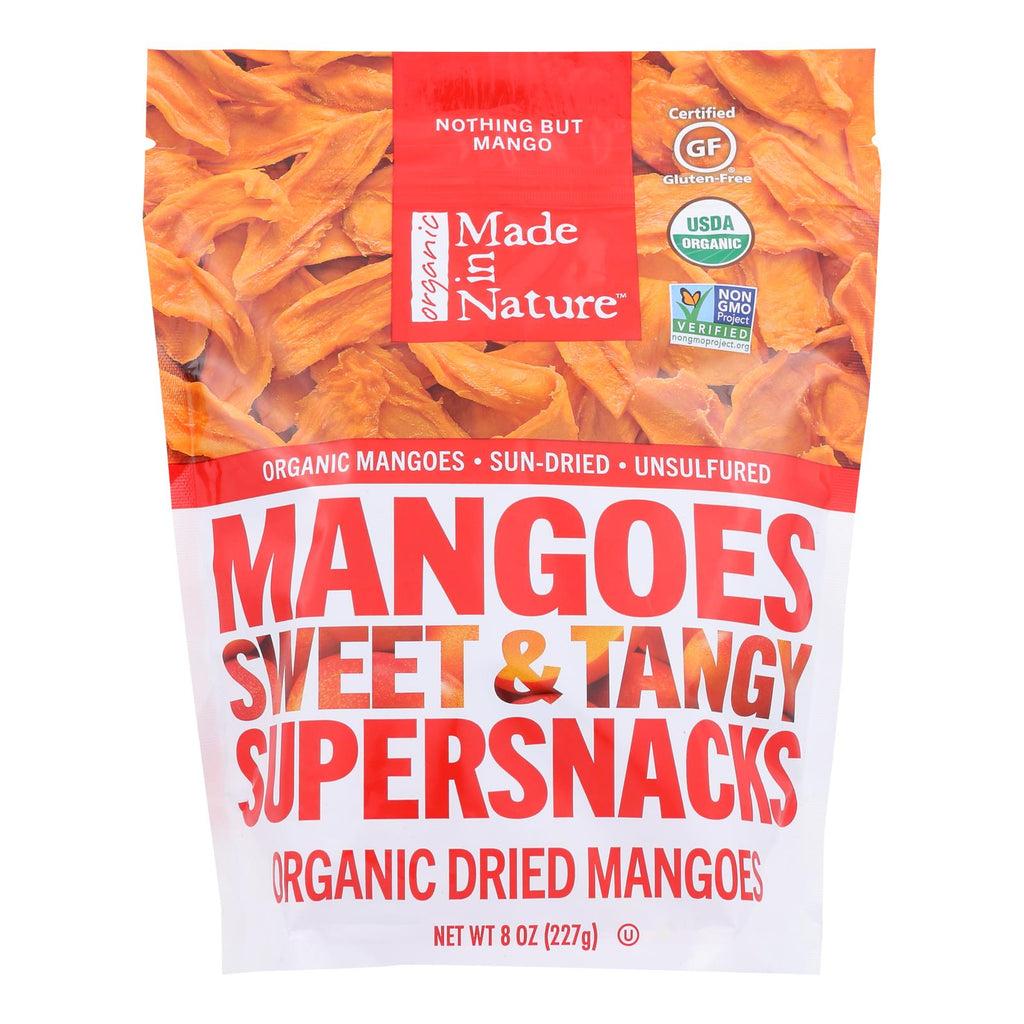 Made In Nature - Mango Dried - Case Of 6-8 Oz - Lakehouse Foods