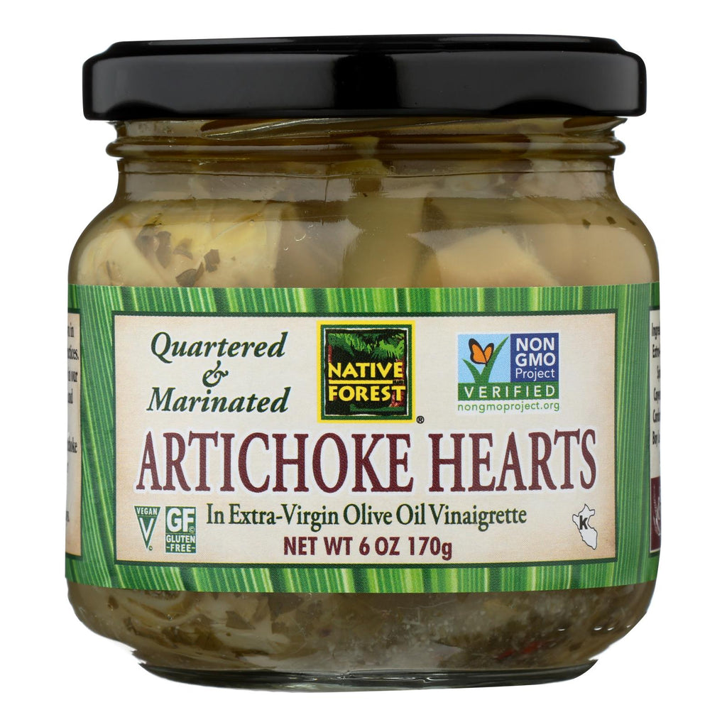 Native Forest Marinated Hearts - Artichoke - Case Of 6 - 6 Oz. - Lakehouse Foods