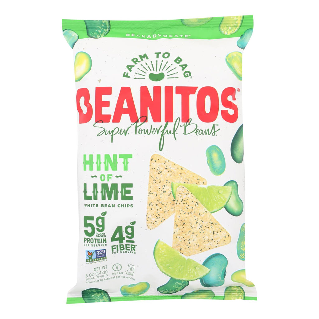 Beanitos - White Bean Chips - Hint Of Lime - Case Of 6 - 5 Oz. - Lakehouse Foods