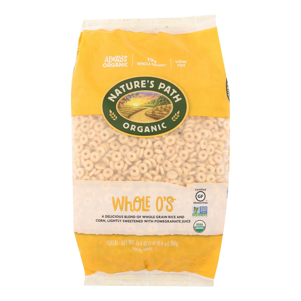 Nature's Path Organic Whole O's Cereal - Case Of 6 - 26.4 Oz. - Lakehouse Foods