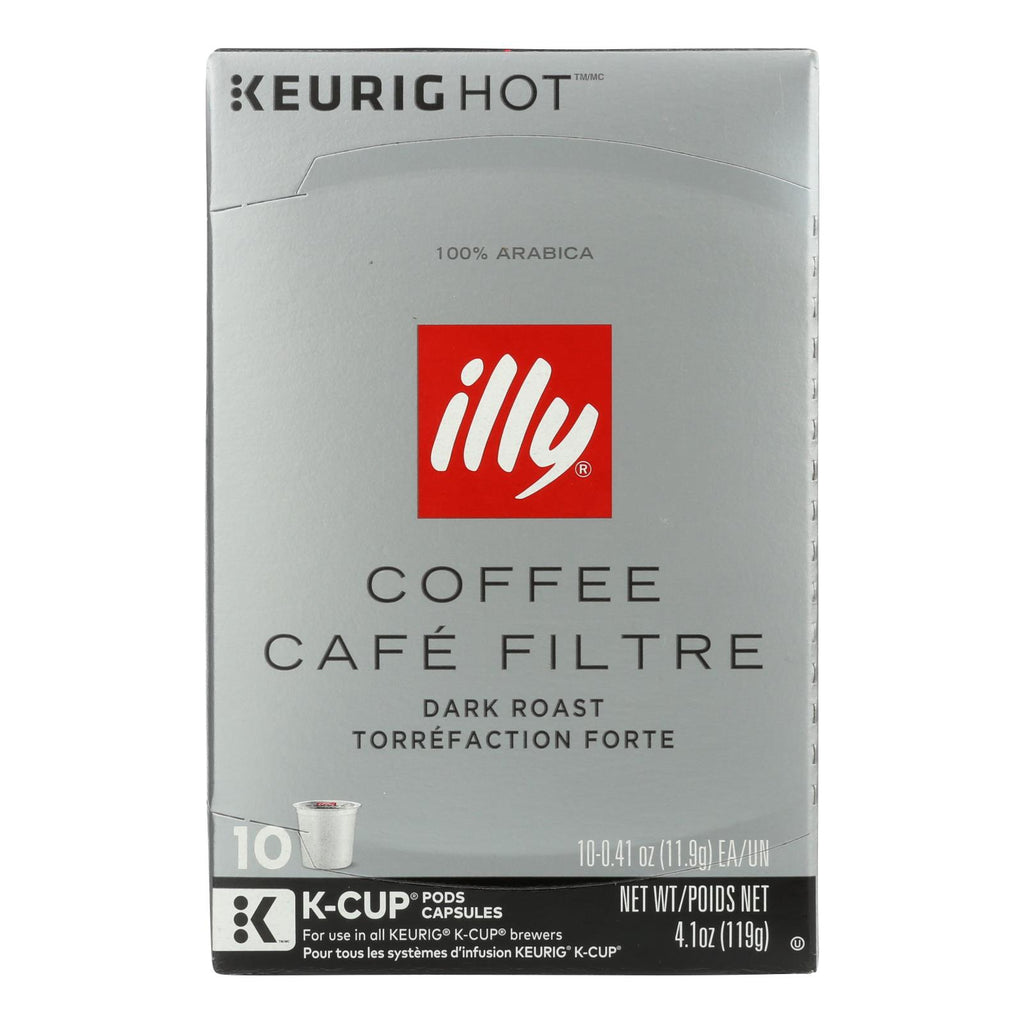 Illy Caffe Coffee - Kcups Black Dark Roasted - Case Of 6 - 10 Count - Lakehouse Foods