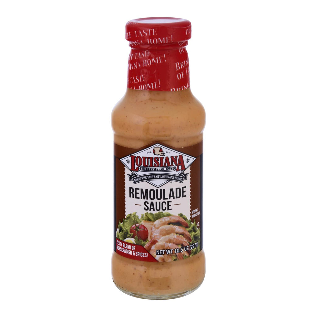 La Fish Fry Remoulade Sauce - Dressing - Case Of 12 - 10.5 Oz. - Lakehouse Foods