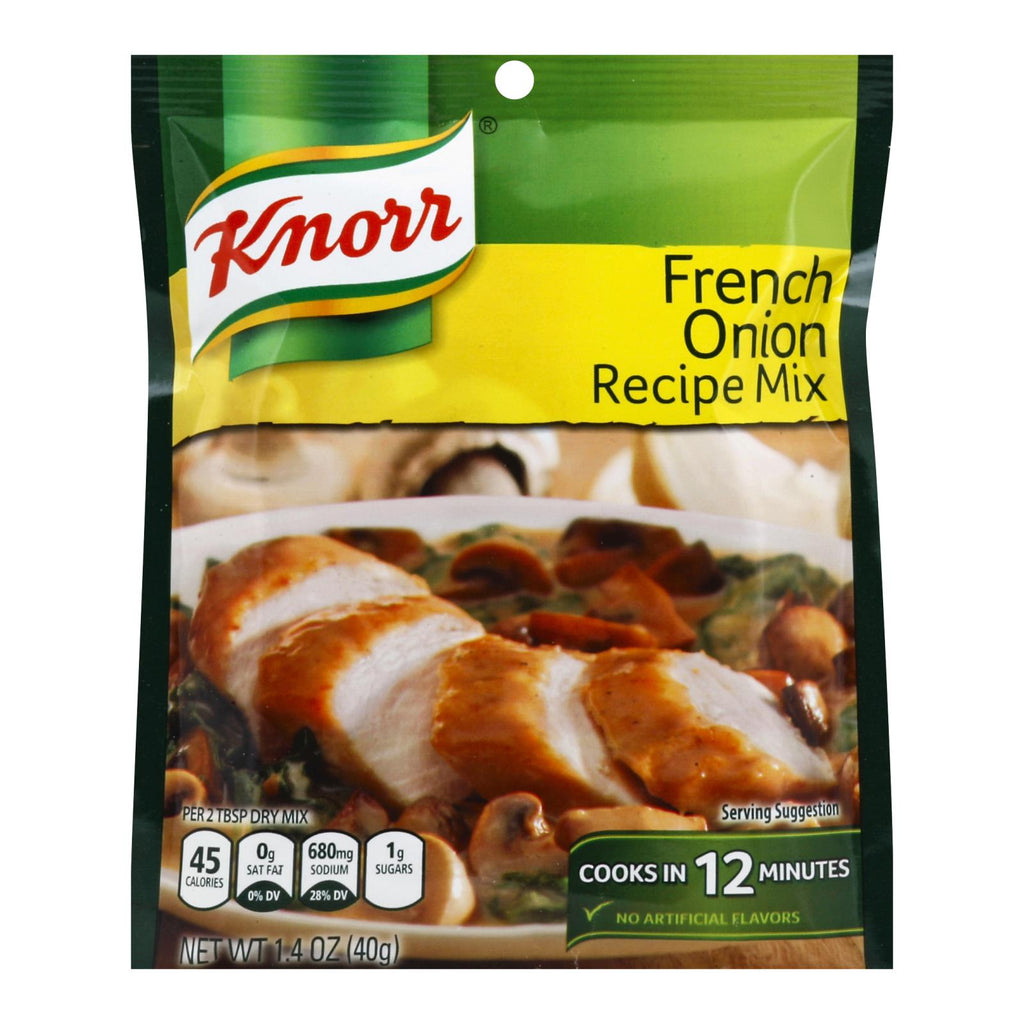Knorr Recipe Mixes - French Onion - Case Of 12 - 1.4 Oz. - Lakehouse Foods