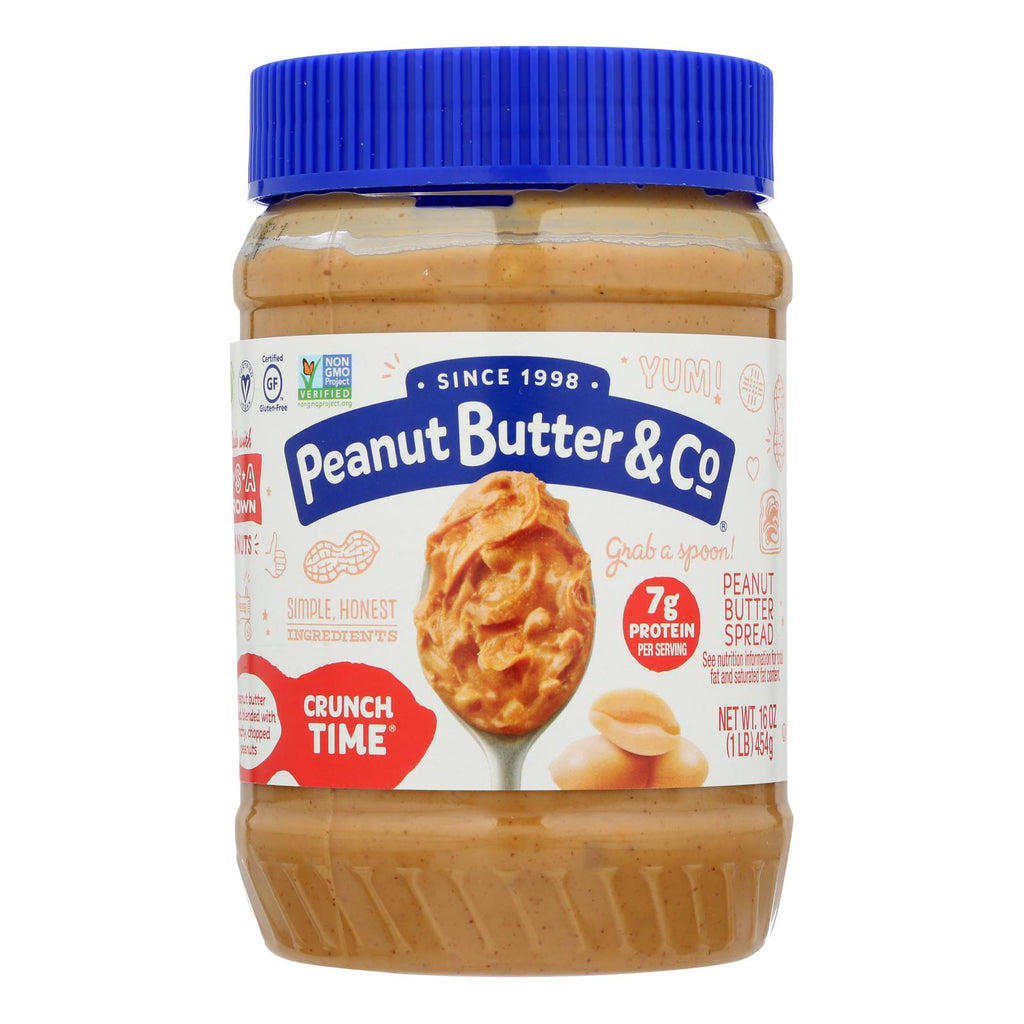 Peanut Butter And Co Peanut Butter - Crunch Time - Case Of 6 - 16 Oz. - Lakehouse Foods