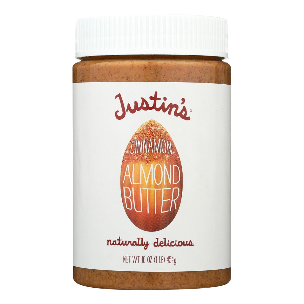 Justin's Nut Butter Almond Butter - Cinnamon - Case Of 6 - 16 Oz. - Lakehouse Foods