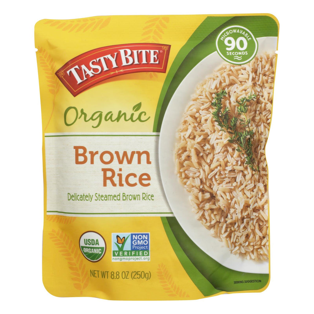 Tasty Bite - Rice Brown - Case Of 12 - 8.8 Oz - Lakehouse Foods