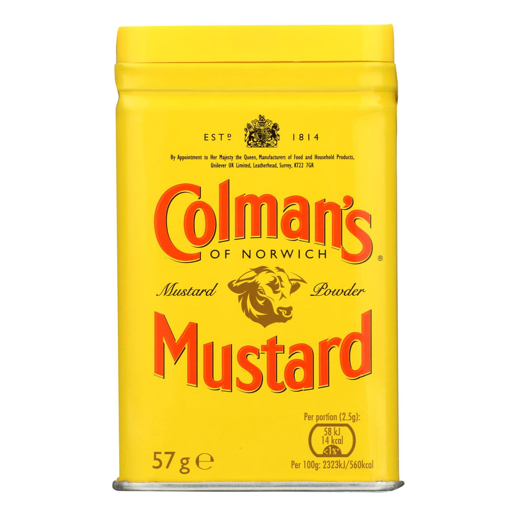 Colmans Dry Mustard Powder - 2 Oz - Case Of 12 - Lakehouse Foods