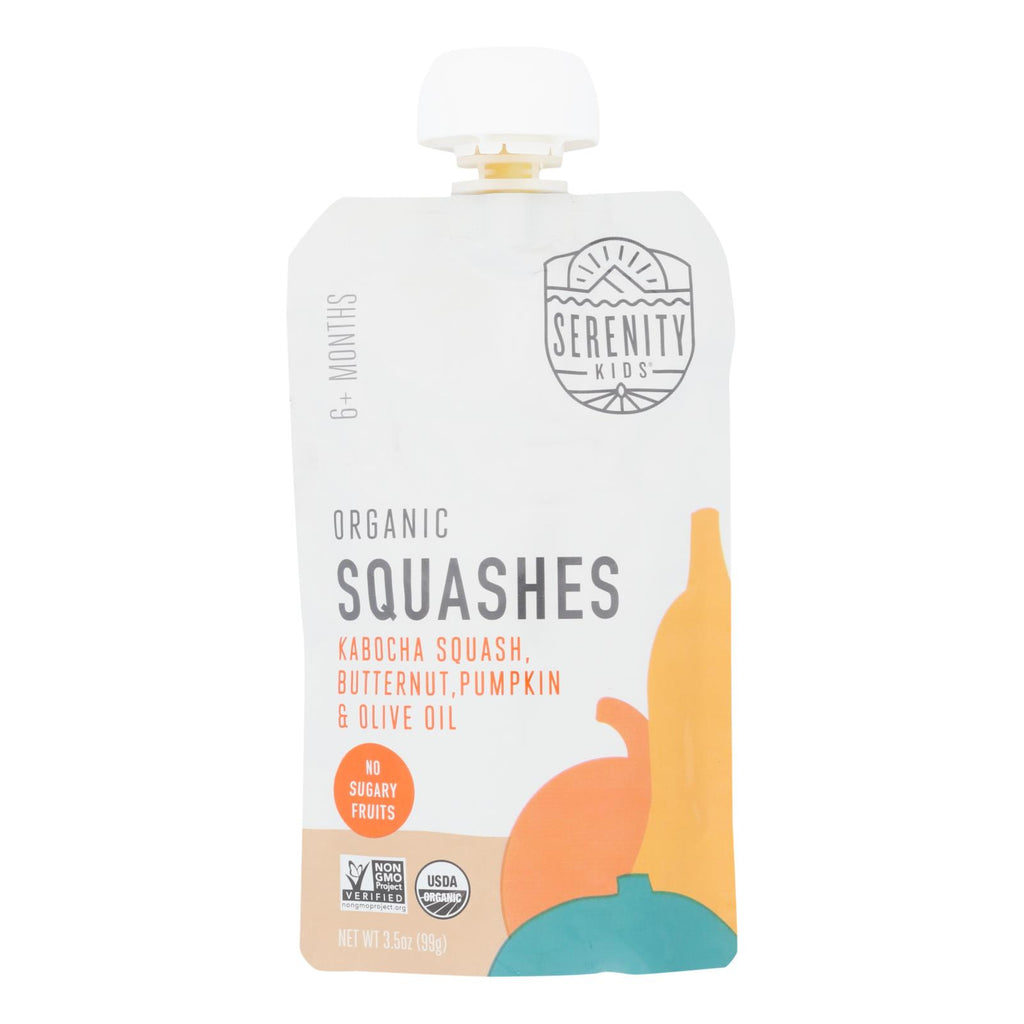 Serenity Kids Llc - Pouch Squashes - Case Of 6 - 3.5 Oz - Lakehouse Foods