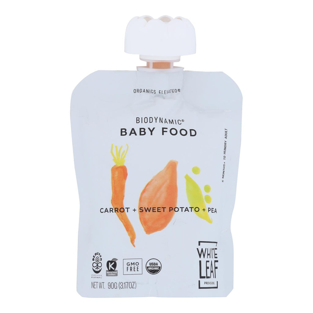 White Leaf Provisions - Baby Food Crt Sweet Pot Pe - Case Of 6 - 3.17 Oz - Lakehouse Foods