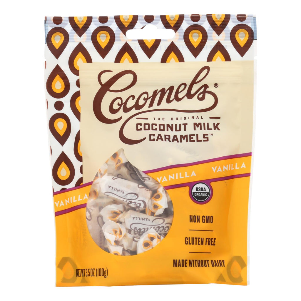 Cocomel - Organic Coconut Milk Caramels - Vanilla - Case Of 6 - 3.5 Oz. - Lakehouse Foods