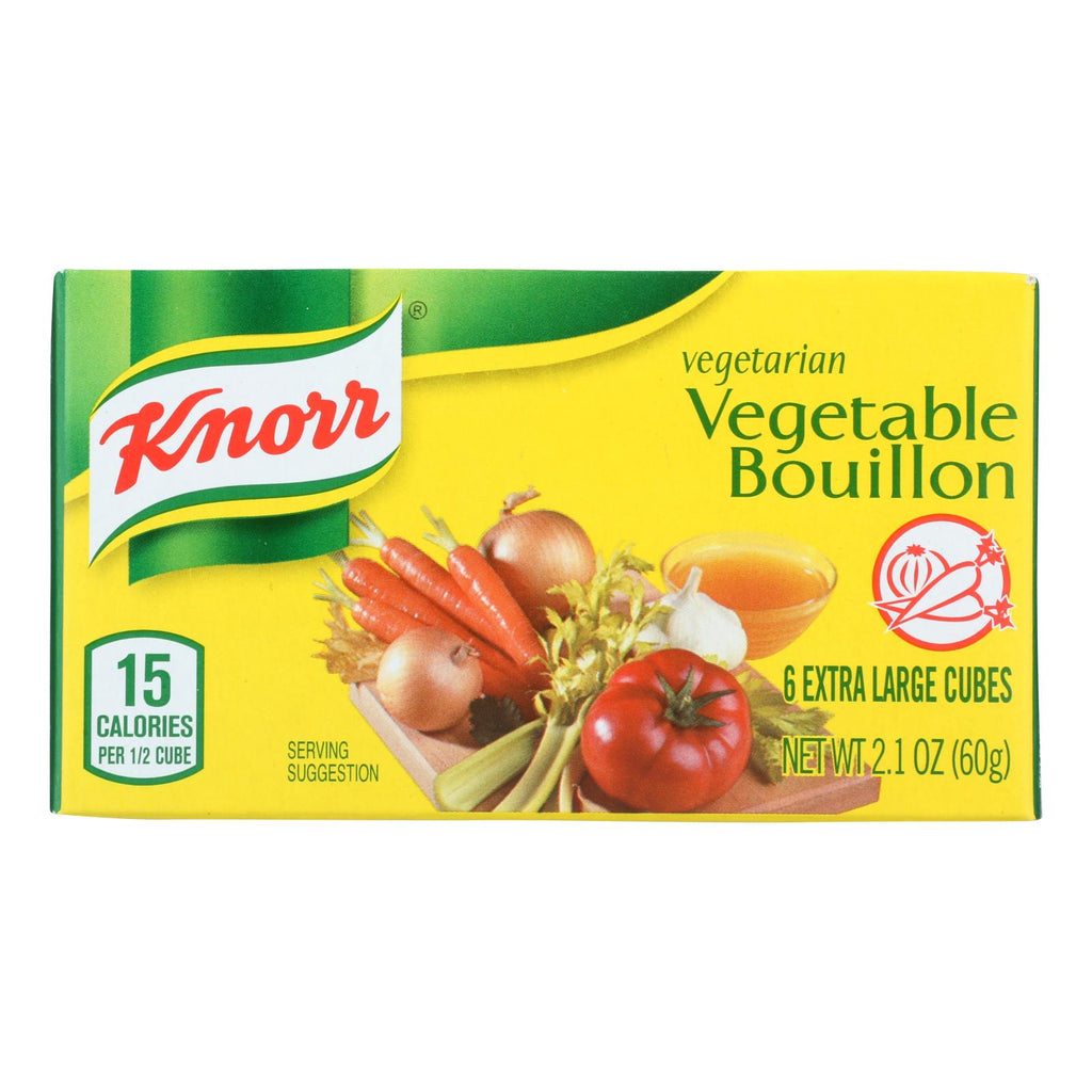 Knorr Bouillon Cubes - Vegetable - Extra Large - 2.13 Oz - Case Of 24 - Lakehouse Foods