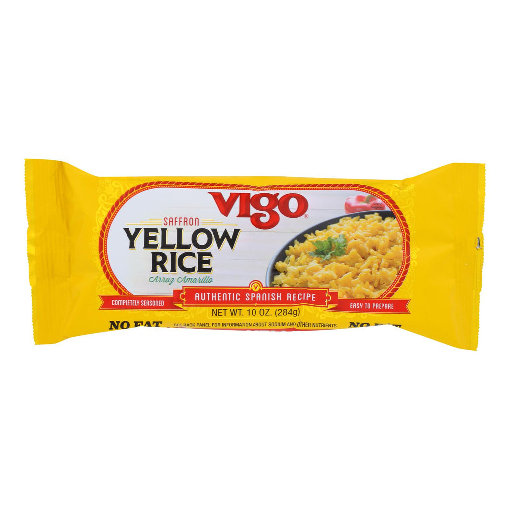 Vigo Yellow Rice - Case Of 12 - 10 Oz. - Lakehouse Foods