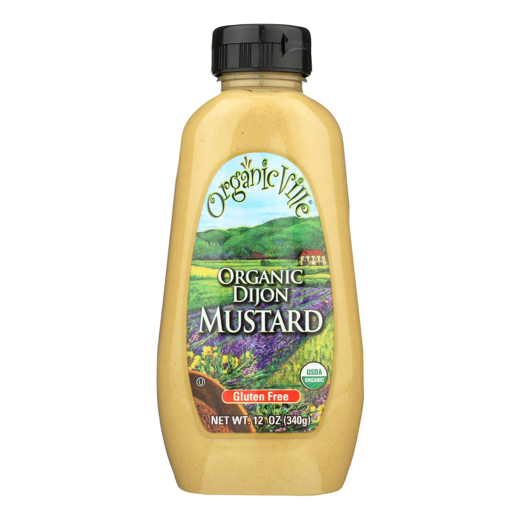 Organic Ville Stone Ground Organic - Mustard - Case Of 12 - 12 Oz. - Lakehouse Foods