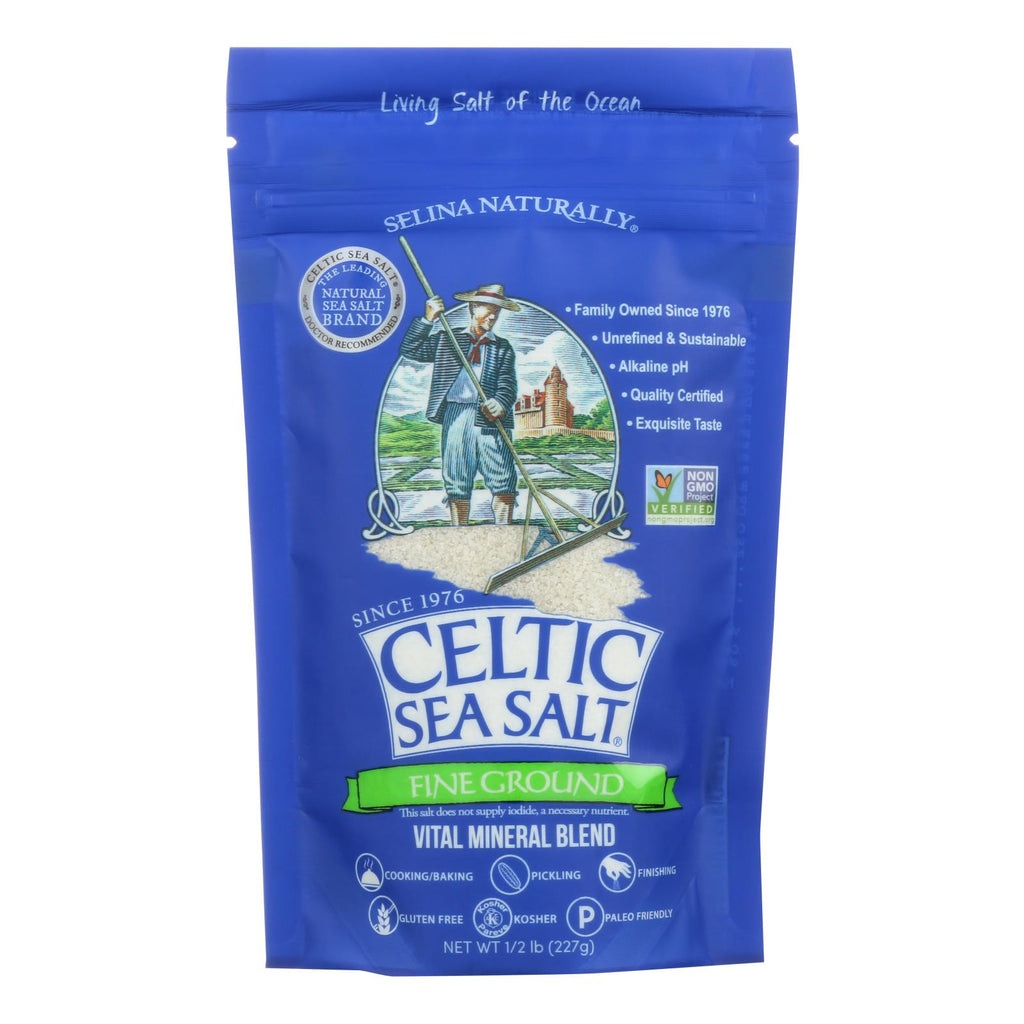 Celtic Sea Salt - Fine Ground Sea Salt - Case Of 6 - Lakehouse Foods