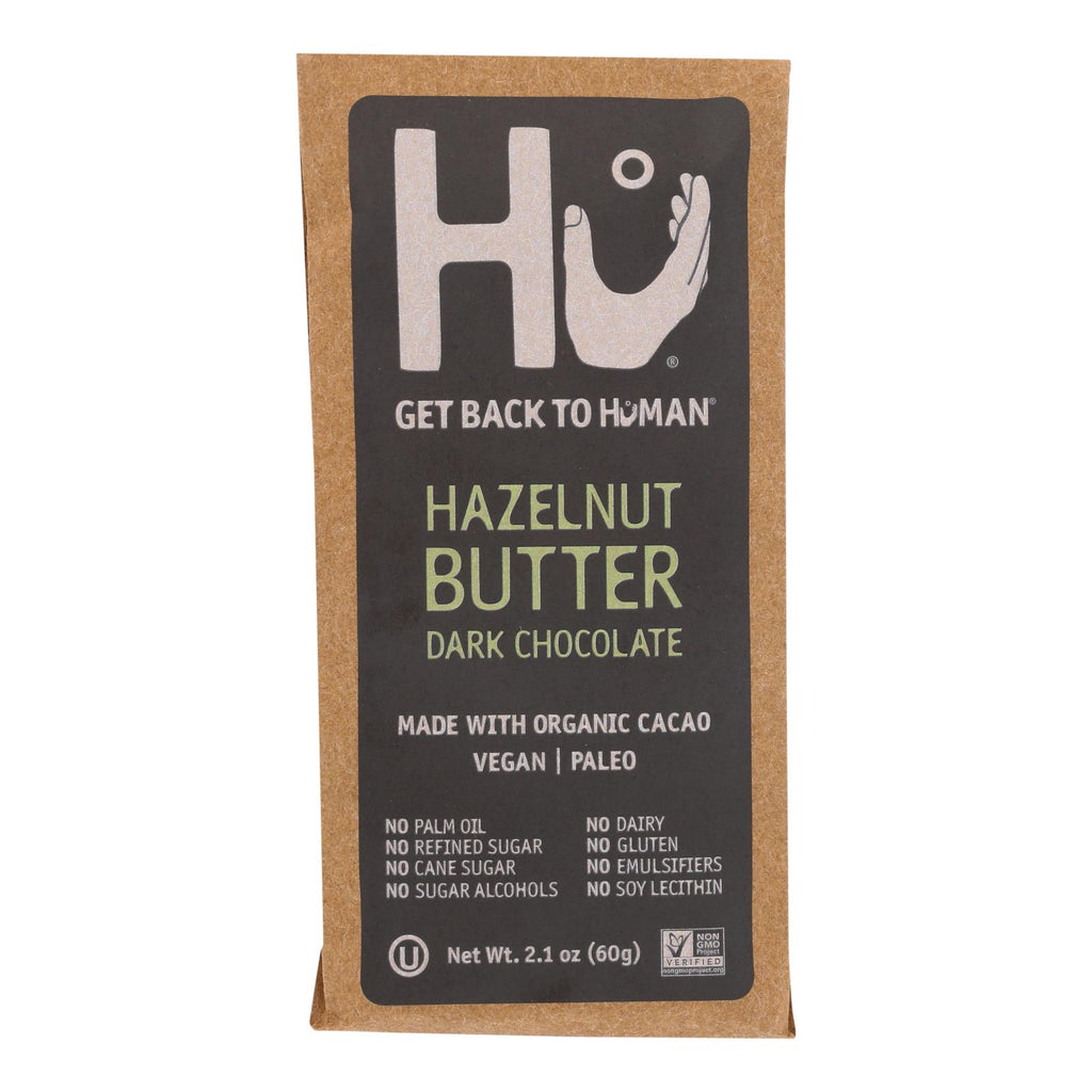 Hu - Dark Chocolate Bar Hazelnut Butter - Case Of 12-2.1 Oz - Lakehouse Foods