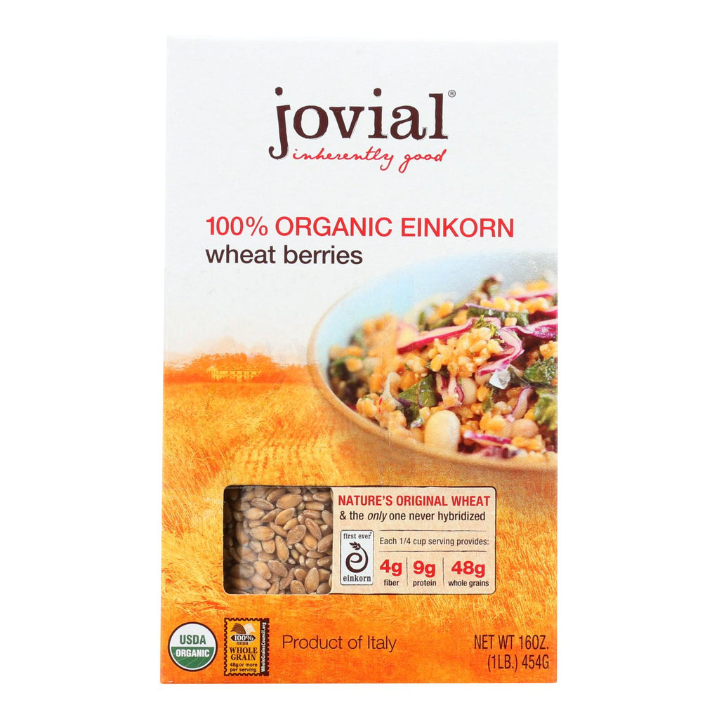 Jovial - Wheat Berries - Organic - Einkorn - 16 Oz - Case Of 12 - Lakehouse Foods