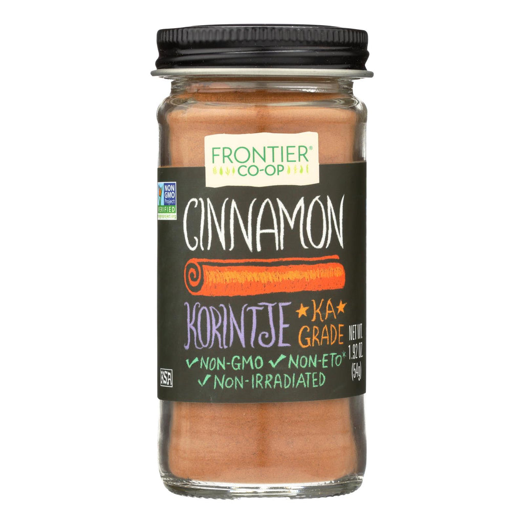 Frontier Herb Cinnamon - Ground - Korintje - 3 Percent Oil - A Grade - 1.92 Oz - Lakehouse Foods