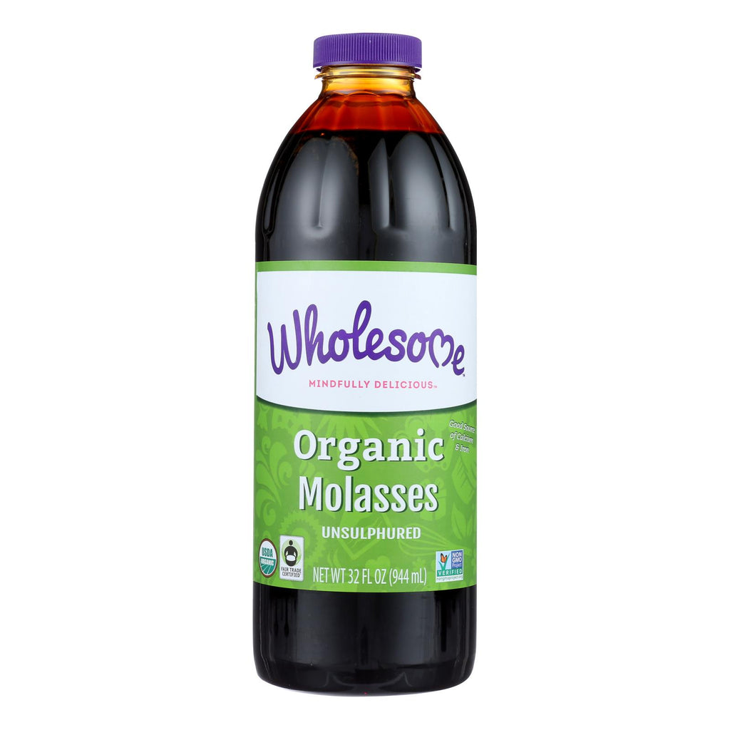 Wholesome Sweeteners Organic Molasses
 - Liquid Sweetener - Case Of 12 - 32 Oz. - Lakehouse Foods